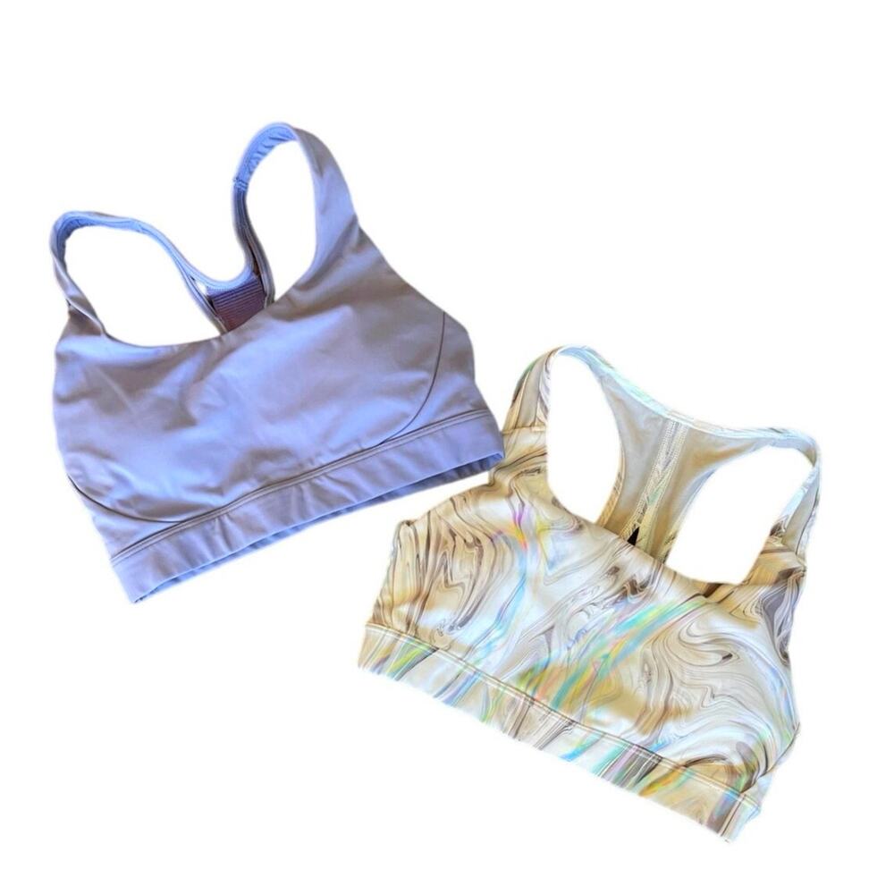 TWO ATHLETA Women’s Racerback, Padded Sports Bras (XS)